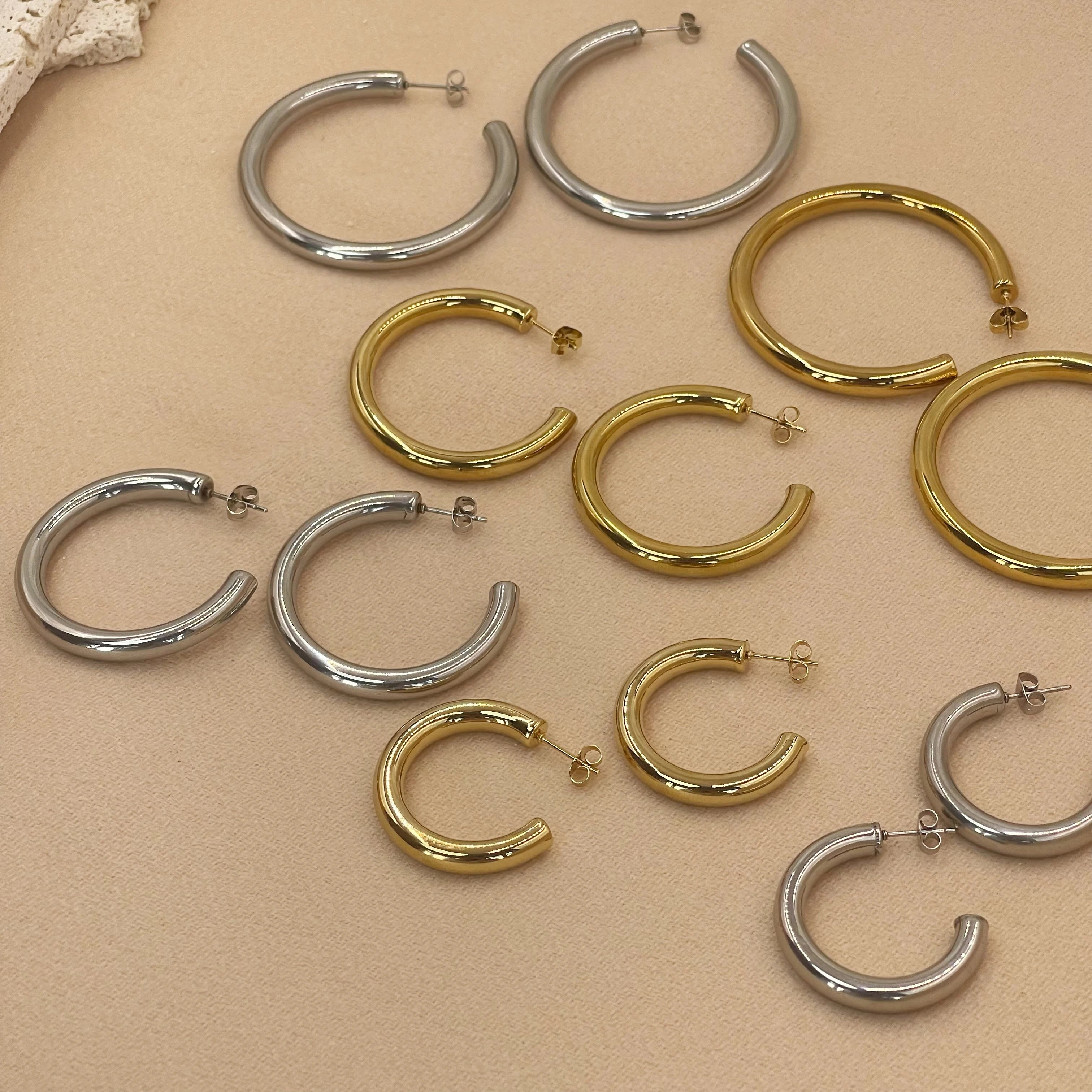 Gold/Silver Hoop Earrings | 3 - Pack