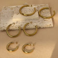 Gold/Silver Hoop Earrings | 3 - Pack