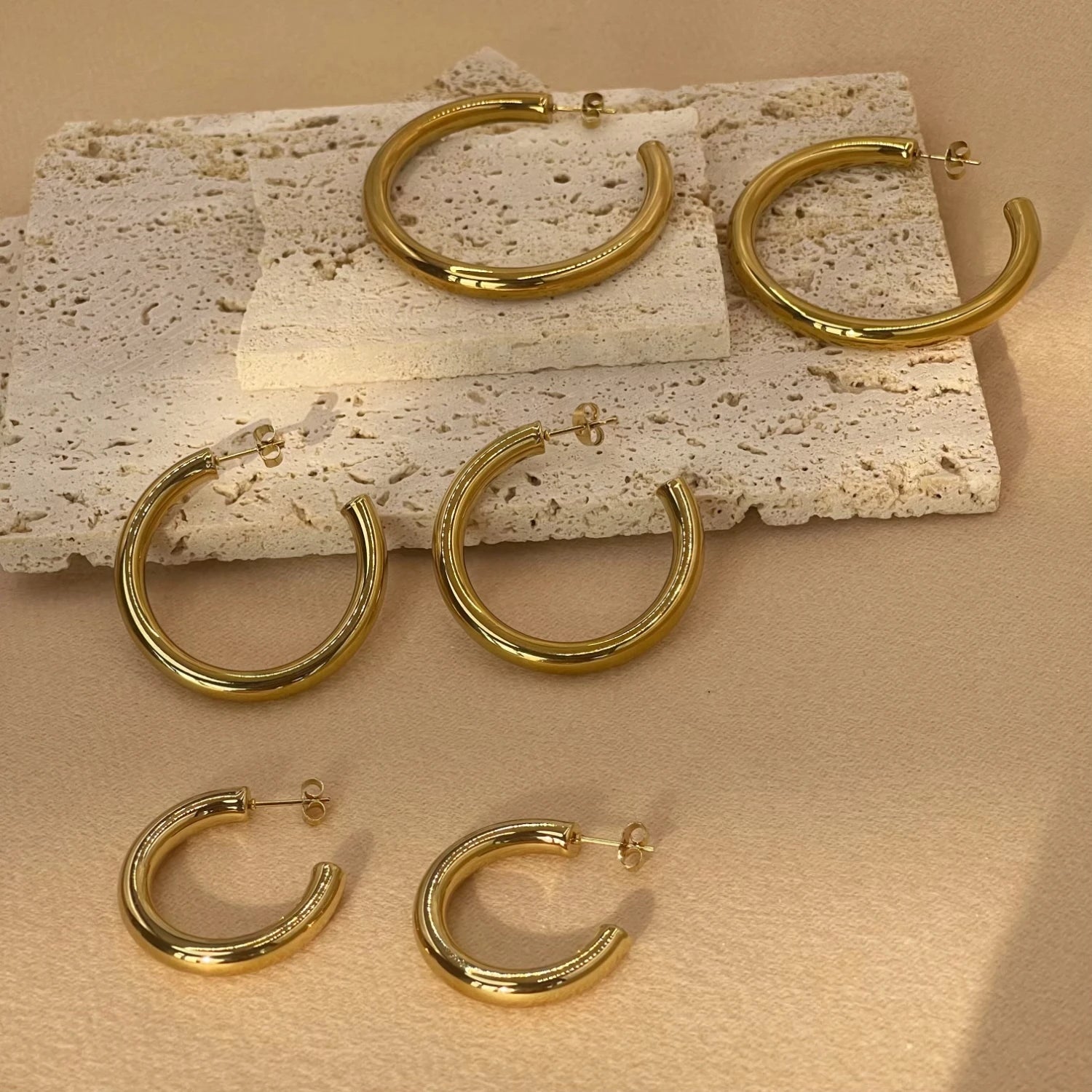 Gold/Silver Hoop Earrings | 3 - Pack