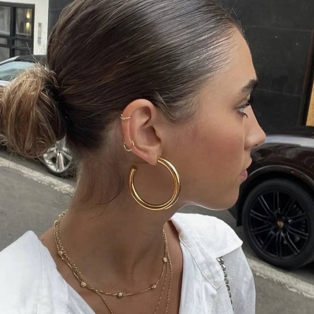 Gold/Silver Hoop Earrings | 3 - Pack